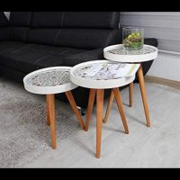 HOOZ 4x M&ouml;belf&uuml;&szlig;e Holz Dunkel 20 cm