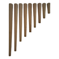 HOOZ 4x M&ouml;belf&uuml;&szlig;e Holz Dunkel 25 cm