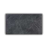 Couchtisch mit Ablage 115x65cm mit Ablage in 2. ver H&ouml;hen u. Farben schwarz Marmor Optik 50 cm