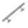 HOOZ&reg; T&uuml;rgriff Edelstahl 295 mm Schiebet&uuml;rgriff M&ouml;belgriff Stangengriff 3 Designs Geb&uuml;rstet Poliert Silber