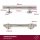 HOOZ&reg; T&uuml;rgriff Edelstahl 295 mm Schiebet&uuml;rgriff M&ouml;belgriff Stangengriff 3 Designs Geb&uuml;rstet Poliert Silber