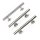 HOOZ&reg; T&uuml;rgriff Edelstahl 295 mm Schiebet&uuml;rgriff M&ouml;belgriff Stangengriff 3 Designs Geb&uuml;rstet Poliert Silber