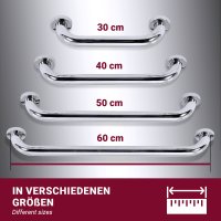 Haltegriff f&uuml;r Dusche &amp; Wanne 30-60 cm - chrom
