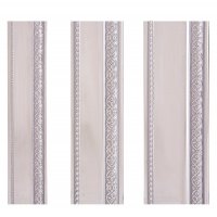 1x Zierleiste Silber 10 cm