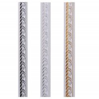 1x Zierleiste in Schwarz-Wei&szlig;