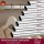 HOOZ&reg; Kleiderstange Schrank Oval 80 cm [SCHRANK- &amp; WANDMONTAGE] inkl. Halter Schrankrohr aus Stahl Garderobenstange Silber