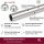 HOOZ Kleiderstange Chrom mit Halterung 120cm