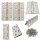 HOOZ M&ouml;belscharniere Edelstahl 87x55mm 40er Set [GEROLLTE SCHARNIERE KLAPPBAR] inkl. Schrauben T&uuml;rband Flachscharnier 315&deg; Schrankt&uuml;ren M&ouml;bel Klappen