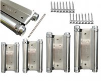 Pendelt&uuml;rscharnier Edelstahl 12,5 cm - f&uuml;r Au&szlig;en- und Innenbereich