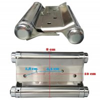 Pendelt&uuml;rscharnier Edelstahl 12,5 cm - f&uuml;r Au&szlig;en- und Innenbereich