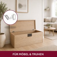 HOOZ&reg; T&uuml;rscharnier 304 Edelstahl 100x74x3mm &amp; 125&times; 78 &times; 3 mm
