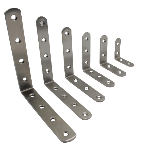 Edelstahl Winkelverbinder - 10x M&ouml;belwinkel 5 cm