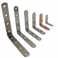 Edelstahl Winkelverbinder - 2x M&ouml;belwinkel 5 cm