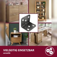 Winkelverbinder - verzinkter Stahl 3,5x3,5 cm