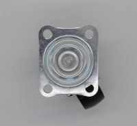 4x Lenkrolle 360&deg; drehbar in &Oslash; 4 cm wei&szlig; Transportrolle M&ouml;belrolle Laufrolle Rad R&auml;der