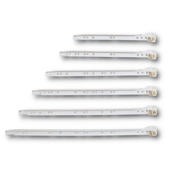 HOOZ Schubaldenf&uuml;hrung mit Teilauszug und Kugelf&uuml;hrung f&uuml;r Holzschubladen Schubladenschiene 30-55 cm