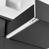 HOOZ Schubaldenf&uuml;hrung mit Teilauszug und Kugelf&uuml;hrung f&uuml;r Holzschubladen Schubladenschiene 30-55 cm