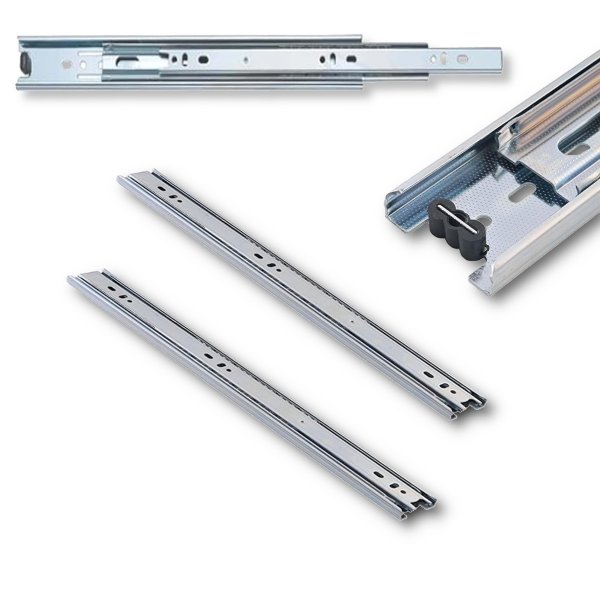 Schubladenf&uuml;hrung Teleskopschiene Vollausz&uuml;ge Schubladenschiene in verschiedenen Gr&ouml;&szlig;en