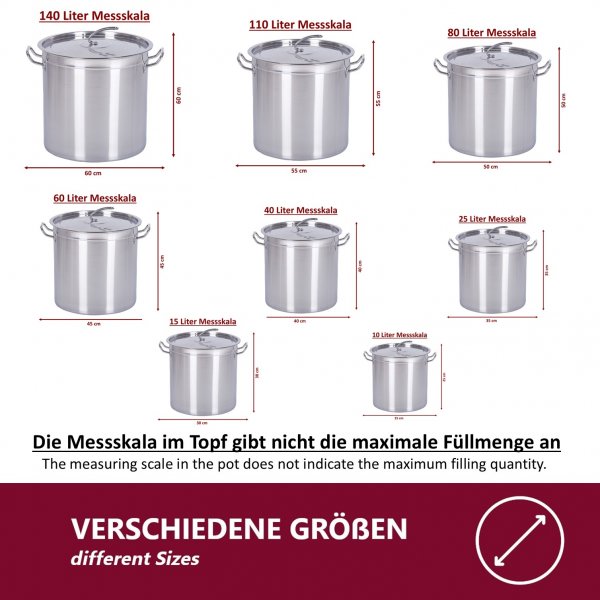 HOOZ Gastronomie Kochtopf Suppentopf