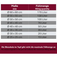 HOOZ Gastronomie Kochtopf Suppentopf - 15 bis 270 Liter Edelstahl Kocht&ouml;pfe - ideal geeignet f&uuml;r alle Herdarten &amp; gro&szlig;e K&uuml;chen - Gastro Topfset
