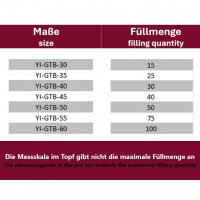 HOOZ Gastronomie Kochtopf Suppentopf - 30 bis 100 Liter Edelstahl Kocht&ouml;pfe - ideal geeignet f&uuml;r alle Herdarten &amp; gro&szlig;e K&uuml;chen - Gastro Topfset (30 L)
