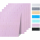 10x Wandpaneele in 3D-Ziegelsteinoptik 77x70x0,5 cm selbstklebend - rosa