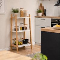 Regal Bambus - FSC Zertifiziert - 3 Ablageb&ouml;den - Standregal