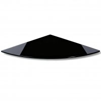 Glasplatte f&uuml;r Kaminofen - Glasscheibe mit 6mm ESG Sicherheitsglas - perfekt geeignet als Funkenschutzplatte - Verschiedene Gr&ouml;&szlig;en (75x75 cm, schwarz u. wei&szlig;)