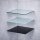 HOOZ Glas Eckregal aus Sicherheitsglas 25 x 25 x 0,6 cm Quadratisch - Klarglas