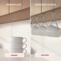 Schraubhaken 60-90 mm - glanzverzinkt