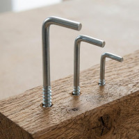 Schraubhaken verzinkt gerade &Oslash;4 x 40 mm - 80 Stk