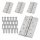 HOOZ&reg; Edelstahl Scharniere 125mm Schwerlast Kugelgelagert 304 Edelstahl T&uuml;rscharnier T&uuml;rband 315&deg;