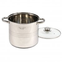 Universaltopf Kochtopf mit Glasdeckel Suppentopf gro&szlig;er Topf Alle Herdarten 4 Gr&ouml;&szlig;en Kapazit&auml;t 4er Set &Oslash; 26 cm