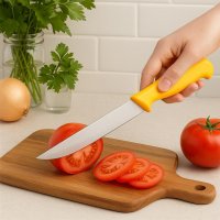 Fleischermesser Set 7-teilig aus Edelstahl mit Hackbeil &amp; Wetzstahl | Profi K&uuml;chenmesser Set mit Fleischmesser, Stechmesser &amp; Ausbeinmesser f&uuml;r Fleisch, Fisch &amp; Gefl&uuml;gel