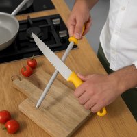 Fleischermesser Set 7-teilig aus Edelstahl mit Hackbeil &amp; Wetzstahl | Profi K&uuml;chenmesser Set mit Fleischmesser, Stechmesser &amp; Ausbeinmesser f&uuml;r Fleisch, Fisch &amp; Gefl&uuml;gel