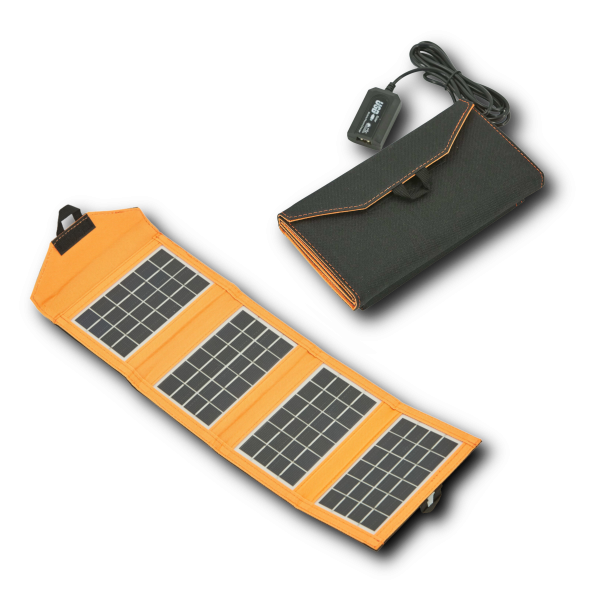 HOOZ 6V 6W Solarpanel Faltbar, Solar Ladeger&auml;t Tragbares mit USB Port, Camping Solarmodul f&uuml;r iPhone Smartphone Tablets GoPro usw, Wasserdichtes Solarpanel Flexibel (45x15 cm)