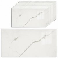 10x Fliesenaufkleber K&uuml;chenr&uuml;ckwand, Selbstklebende Fliesen, Klebefliesen K&uuml;che Wandpaneele f&uuml;r Wanddeko Wandverkleidung Schlafzimmer Wohnzimmer, Verschiedenen Farben