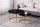 HOOZ Couchitsch 2er Set Rund, Beistelltisch Metall, Wohnzimmer Tisch f&uuml;r Couch und Sofatisch, Nachttisch f&uuml;r Dekoration (80x80x45 cm und&nbsp;60x60x41&nbsp;cm) Gold schwarz