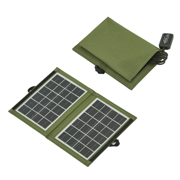 HOOZ 6V 7.2W Solarpanel Faltbar, Solar Ladeger&auml;t Tragbares mit USB Port, Camping Solarmodul f&uuml;r iPhone Smartphone Tablets GoPro usw, Wasserdichtes Solarpanel Flexibel (29x20 cm Gr&uuml;n)