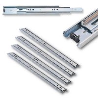 2er Set Schubladenf&uuml;hrung Teleskopschiene Vollausz&uuml;ge Schubladenschiene in verschiedenen Gr&ouml;&szlig;en