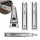 HOOZ&reg; Schubladenschienen 450 mm [VOLLAUSZUG - KUGELLAGER] &ndash; Teleskopschiene, Auszugsschienen f&uuml;r K&uuml;chenschr&auml;nke &amp; M&ouml;bel &ndash; bis 30 kg 2 Paar