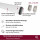 HOOZ&reg; Kleiderstange 70 cm Oval Aluminium [SCHRANK- &amp; WANDMONTAGE] inkl. Halter Schrankrohr Schrankstange Garderobenstange Silber