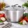 HOOZ Gastronomie Kochtopf Suppentopf - 30 bis 100 Liter Edelstahl Kocht&ouml;pfe - ideal geeignet f&uuml;r alle Herdarten &amp; gro&szlig;e K&uuml;chen - Gastro Topfset (25 L)