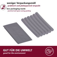 HOOZ Zugluftstopper f&uuml;r T&uuml;ren, PU Leder T&uuml;rdichtung Luftzugstopper mit Doppeldichtung, Zuschneidbar T&uuml;r Zugluftstopper Windstopper und T&uuml;rluftstopper (Grau, 4 St&uuml;ck)