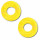HOOZ 2er Set Trimmerfaden &Oslash; 2,4mm x 15m - M&auml;hfaden in Gelb 30m - Trimmerschnur f&uuml;r Rasentrimmerspulen - runder Querschnitt - Universelle Kompatibilit&auml;t - Signalstarke Farben f&uuml;r Sicherheit - Garten