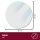 Glasplatte &Oslash;60 cm mit Facettenschliff - Klarglas