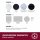 Glasplatte / Kaminplatte ESG-Glas &ndash; 100x70 cm Klarglas