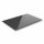 Glasplatte / Kaminplatte ESG-Glas &ndash; 100x70  cm schwarz