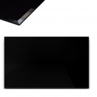 Glasplatte f&uuml;r Kaminofen und Tischplatte in 115x65cm Facettenschliff, Schutzplatte mit 6mm ESG Sicherheitsglas, Funkenschutzplatte, Glasboden f&uuml;r Kamin (Schwarz)