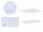 Glasplatte f&uuml;r Kaminofen und Tischplatte in 60x60cm Facettenschliff, Schutzplatte mit 6mm ESG Sicherheitsglas, Funkenschutzplatte, Glasboden f&uuml;r Kamin (Marmoroptik Wei&szlig;)